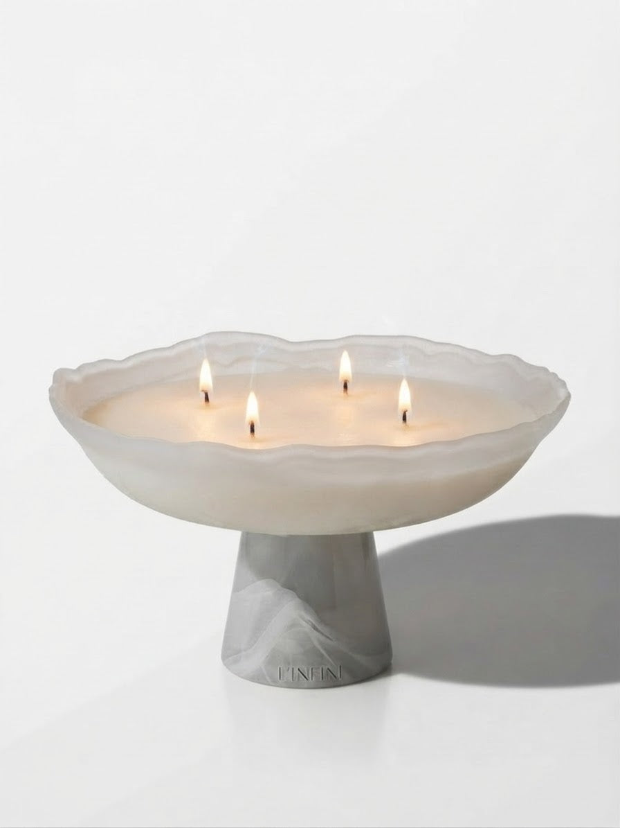Nuit BLANCHE 1.0L - ivory נר קוטר 26ס״מ גוון